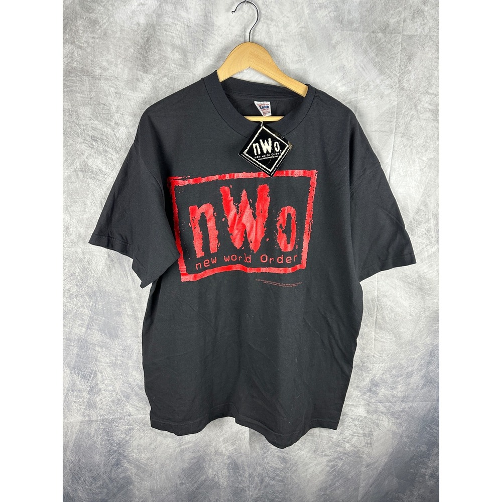 VTG 1998 nWo Bad Has Arrived WCW Wrestling T-Shirt Black Red XL Deadstock NWT